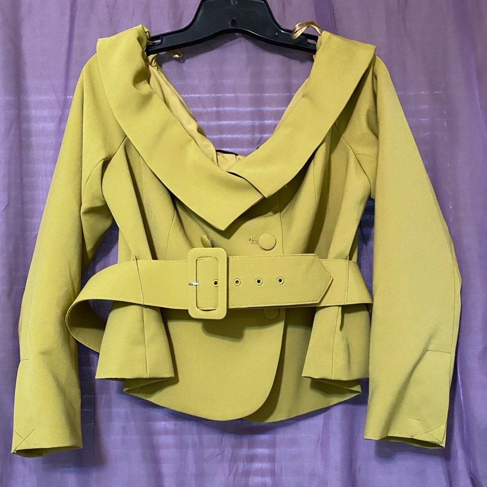 Off the shoulder jacket